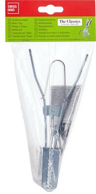 Trampa Topos y Ratones de Jardin dise�o pinza cincada